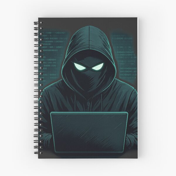 Artikelvorschau, Cyber-Hacker – Maske, Kapuze und verschlüsseltes Netzwerk entworfen und verkauft von ALBANAT.