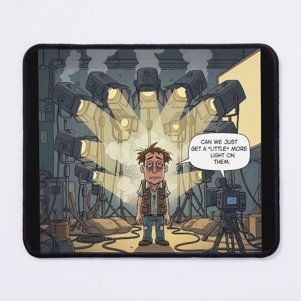 Item preview, More Light?! Funny Cinematographer Meme - DP Struggles designed and sold by AdamM00297.