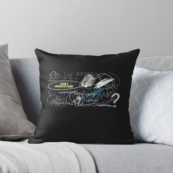 Item preview, lost,don't understand,depressed and confused scribble designed and sold by mariana adel.