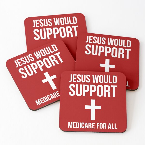 Item preview, Jesus would support Medicare for all  designed and sold by Rachel the Artist .