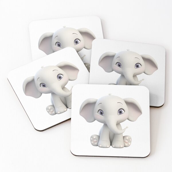 Item preview, Sweet Baby Elephant Cartoon designed and sold by New-School-Wave.