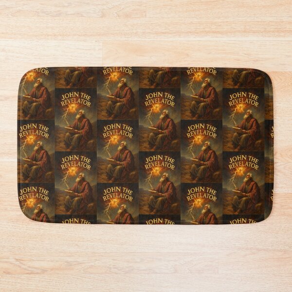 Item preview, John writing the Book of Revelation  designed and sold by TruthoverTrends.