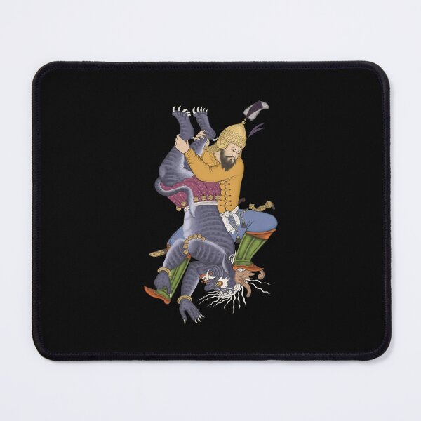 Item preview, Rostam Persian miniature - Iran designed and sold by Persian Pride Official.
