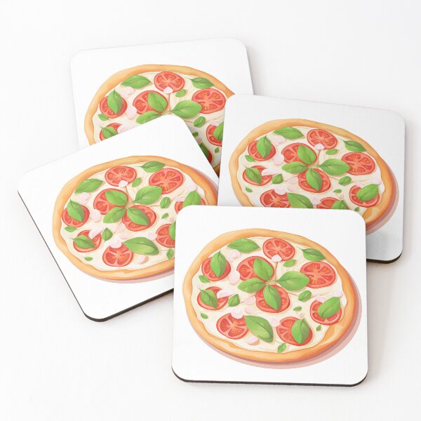 Item preview, Fresh Tomato Basil Pizza designed and sold by New-School-Wave.