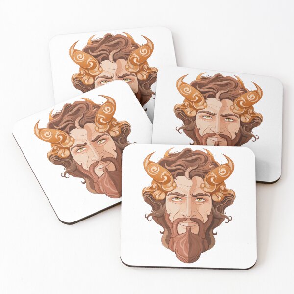 Item preview, Mythical Horned Portrait designed and sold by New-School-Wave.