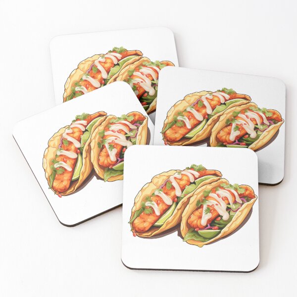 Item preview, Shrimp Taco Duo Garnished designed and sold by New-School-Wave.