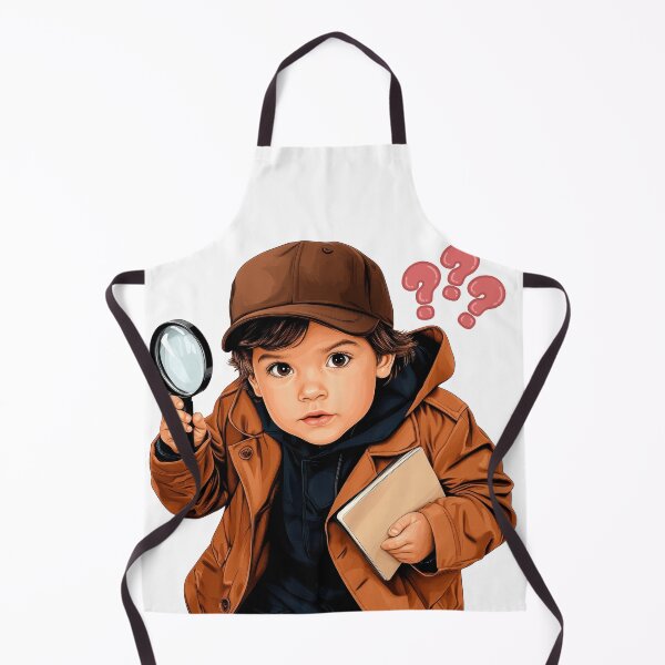 Item preview, Little Detective Kid Holding Magnifying Glass designed and sold by Angellacelin.