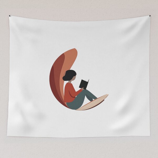 Item preview, Comfortable Red Chair For That Cozy Book Hour designed and sold by FWLKIT.