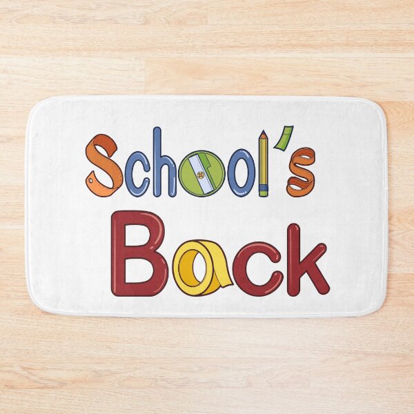 Item preview, School’s Back – Fun Typography designed and sold by Kd creates & artz.