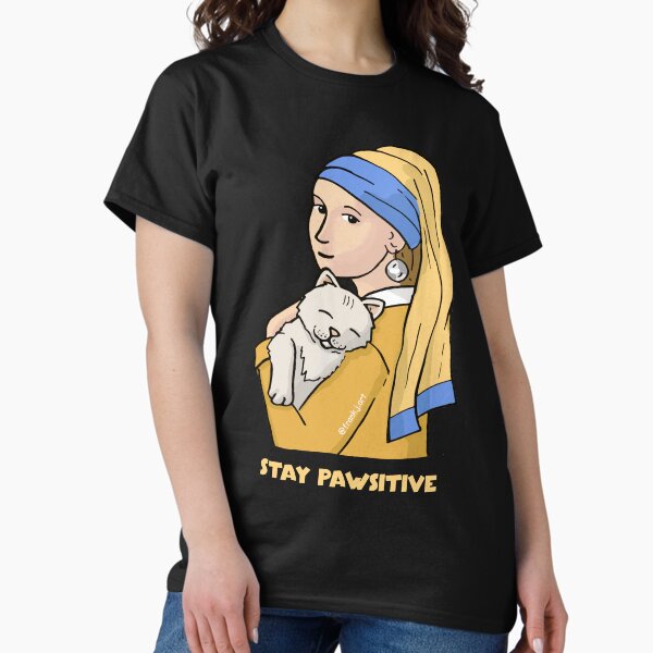 Item preview, Girl with a pearl earring - Stay Positive designed and sold by Frank J. Art.