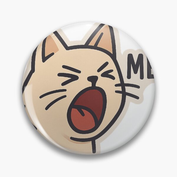 Item preview, Cat saying MEH! designed and sold by Wrozzle.