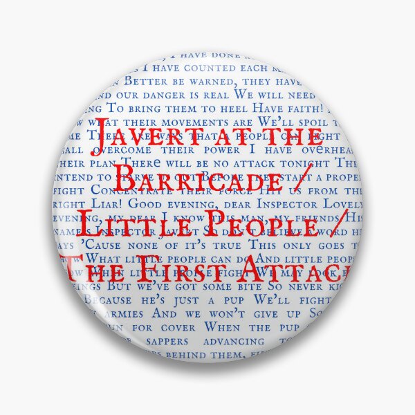 Item preview, Les Miserable Lyrics designed and sold by broadwaygirl142.
