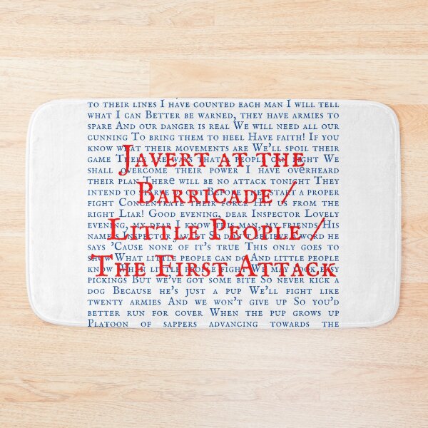 Item preview, Les Miserable Lyrics designed and sold by broadwaygirl142.