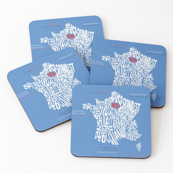 Item preview, France and its regions Blue Poster designed and sold by REGIS DEKERLE.