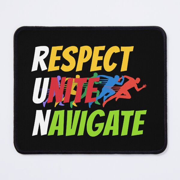 Item preview, RUN Acronym T-Shirt – Respect Unite Navigate Inspirational designed and sold by E20STUDIO.
