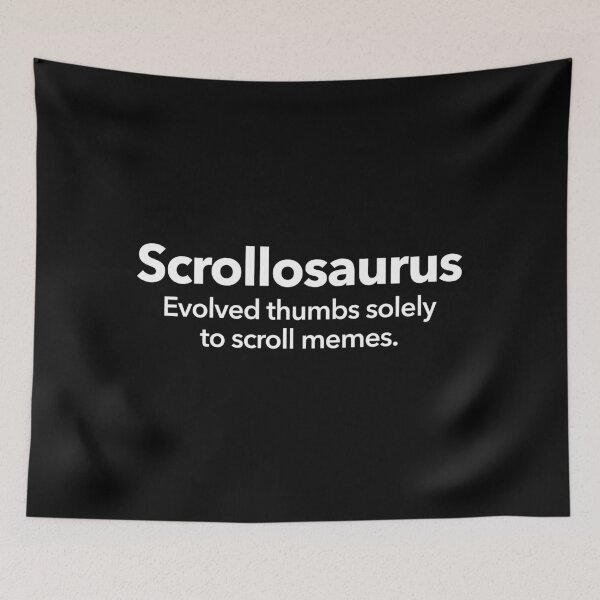 Item preview, Scrollosaurus designed and sold by Textitude.