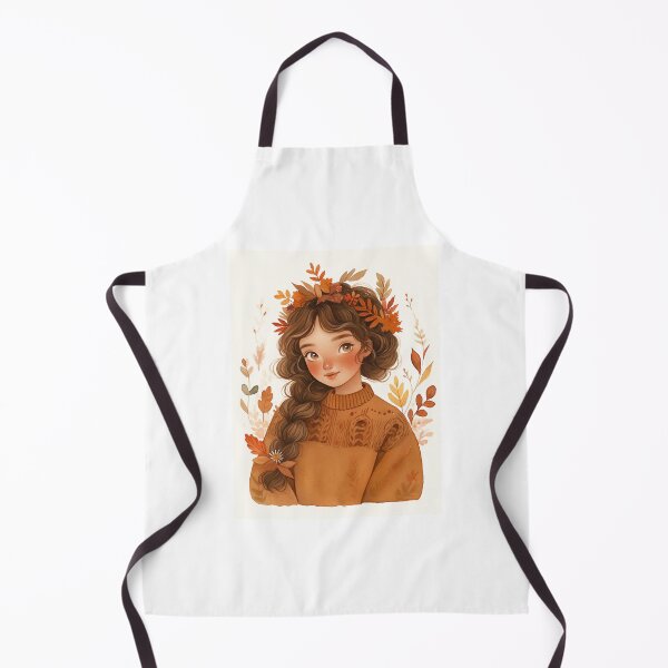 Item preview, Cute Boho Autumn Girl V3 designed and sold by ThePinkProject.