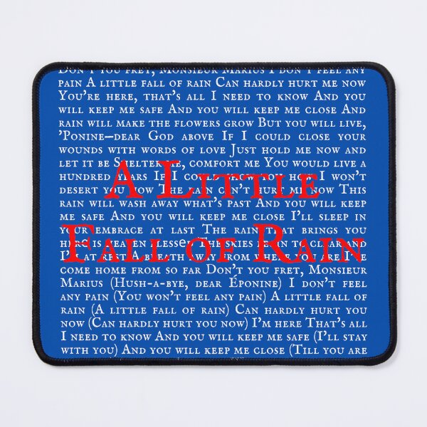 Item preview, Les Miserable Lyrics designed and sold by broadwaygirl142.