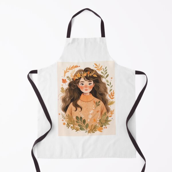 Item preview, Cute Boho Autumn Girl V1 designed and sold by ThePinkProject.
