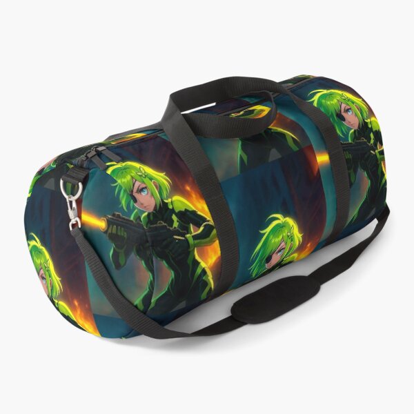 Item preview, Futuristic Anime Girl with Green Hair designed and sold by tarotstarostina.