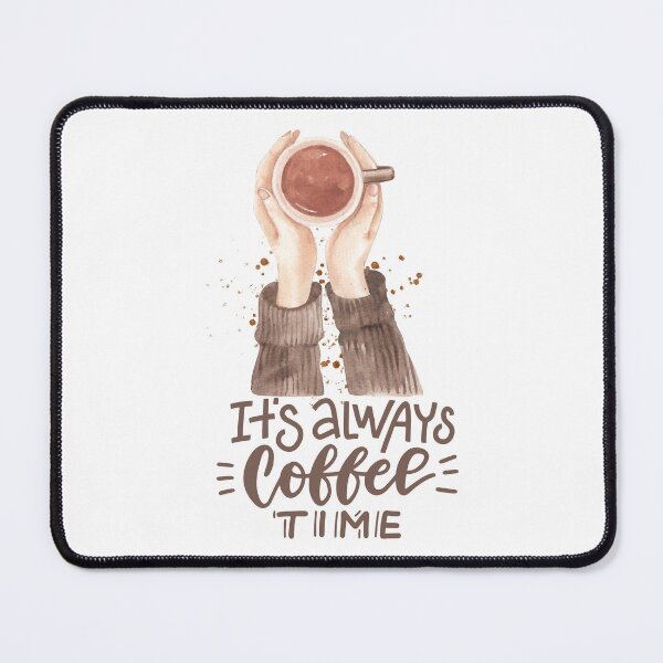 Item preview, Watercolor Coffee Quote Artwork designed and sold by yuki-hana.