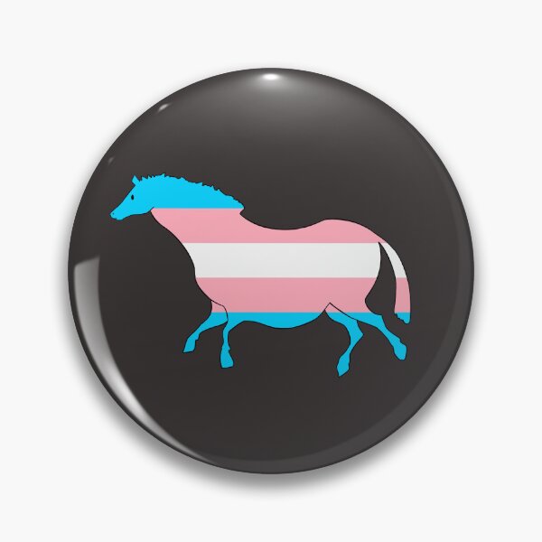 Item preview, Trans Pride Cave Horse designed and sold by SilvrAlligatr.