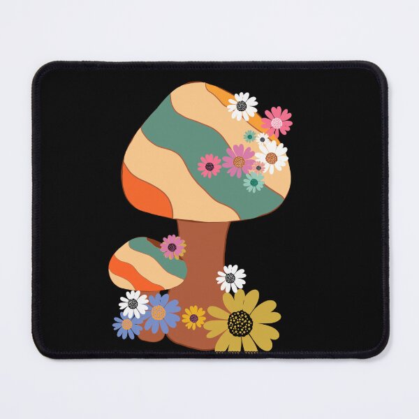 Item preview, Retro groovy mushrooms designed and sold by Navitaloves.