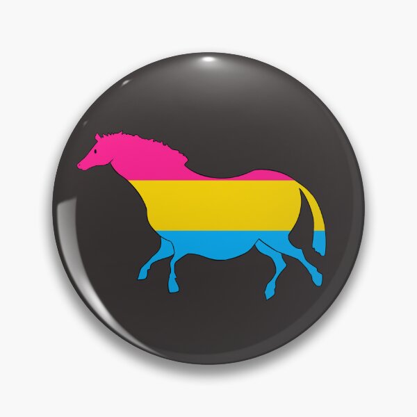 Item preview, Pansexual Pride Cave Horse designed and sold by SilvrAlligatr.