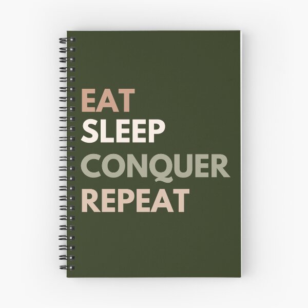 Item preview, Eat Sleep conquer Repeat designed and sold by AmmarSherJaan.