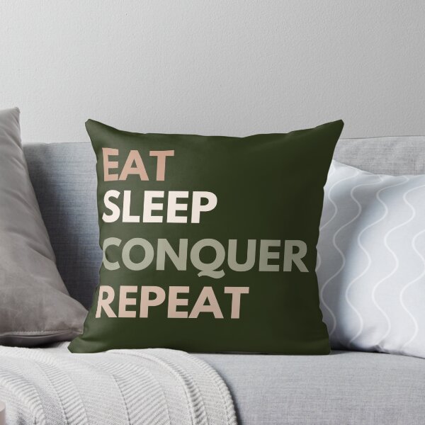 Item preview, Eat Sleep conquer Repeat designed and sold by AmmarSherJaan.