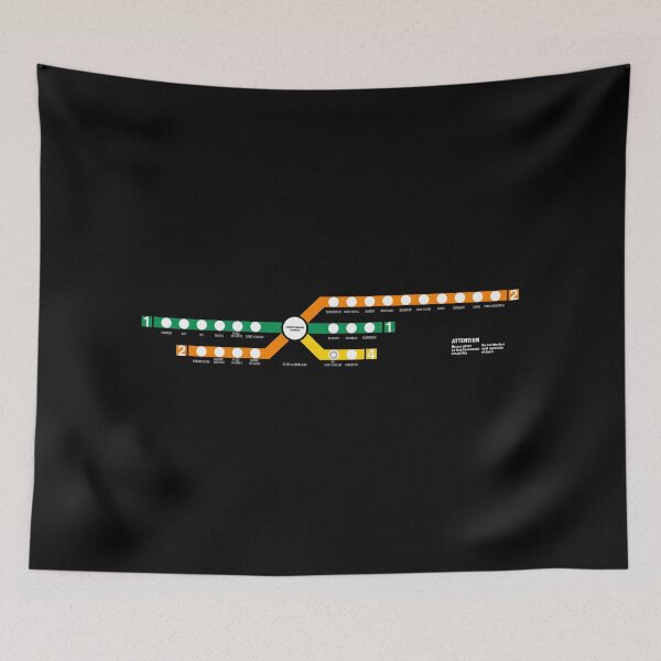Item preview, Metro Montreal's 1967 Map designed and sold by The Nostalgia Vault.