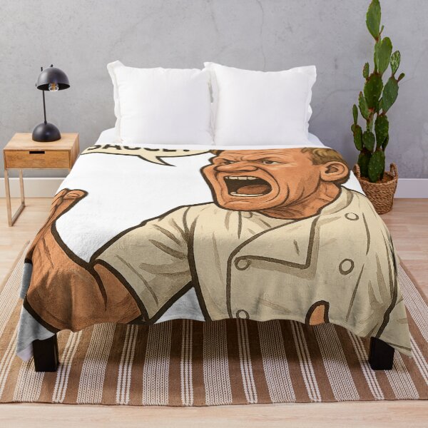 Item preview, Caricature of Gordon Ramsay yelling about lamb sauce designed and sold by optimusprime39.