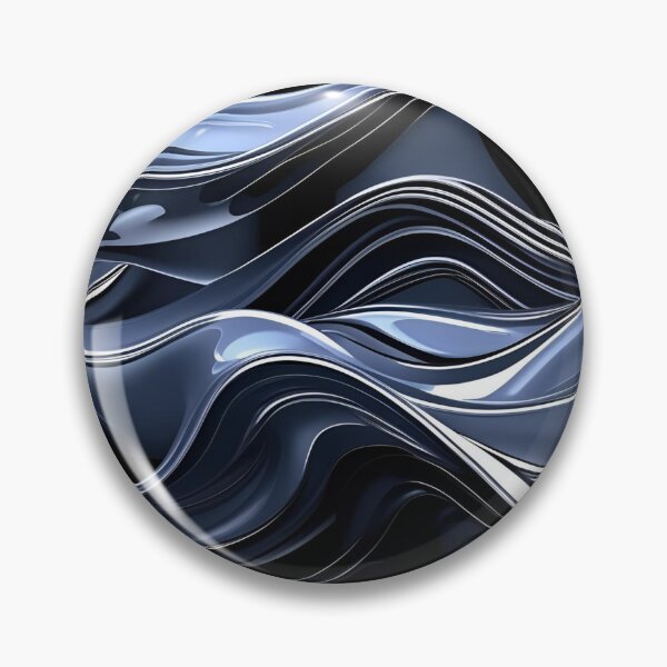 Item preview, Elegant Blue Glass Reflective Waves Design  designed and sold by greenflashwear.