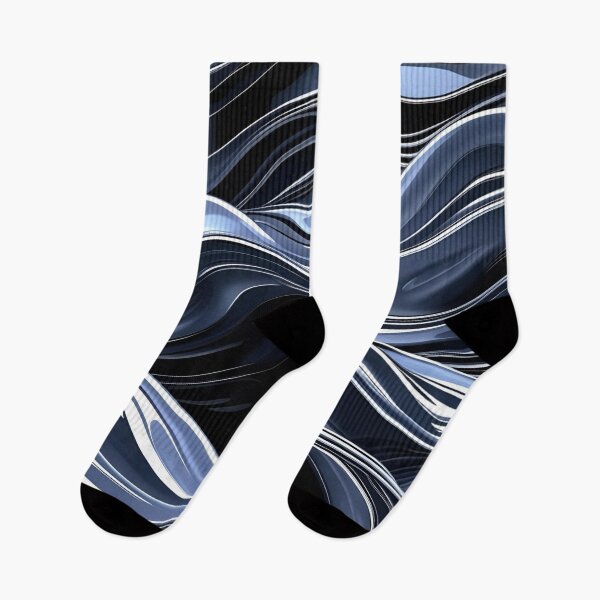 Item preview, Elegant Blue Glass Reflective Waves Design  designed and sold by greenflashwear.