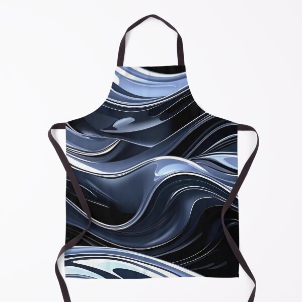 Item preview, Elegant Blue Glass Reflective Waves Design  designed and sold by greenflashwear.