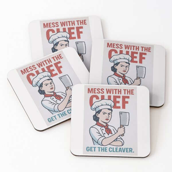 Item preview, Mess with the chef — get the cleaver. - v2 designed and sold by WheelieGdArt.