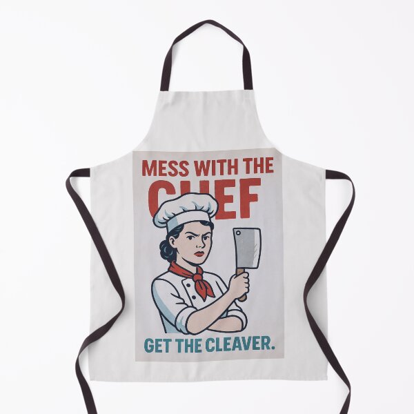 Item preview, Mess with the chef — get the cleaver. - v2 designed and sold by WheelieGdArt.