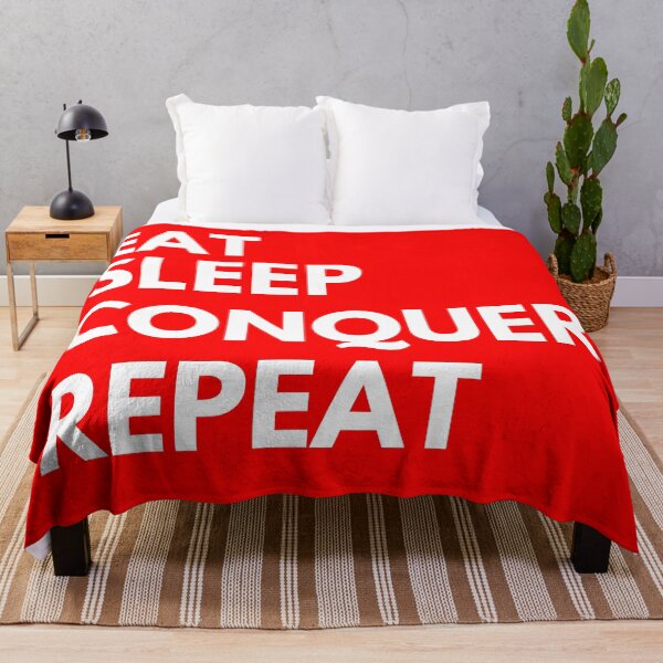 Item preview, Eat  Sleep conquer Repeat designed and sold by AmmarSherJaan.