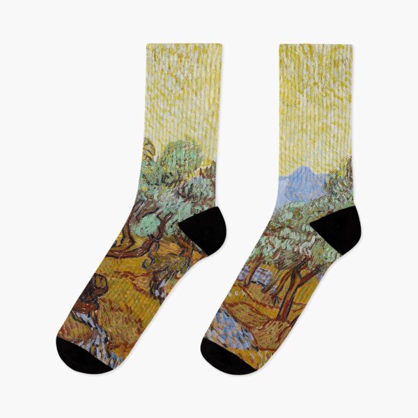 Item preview, Olive Trees with Yellow Sky and Sun by Van Gogh designed and sold by KAI-Studio.
