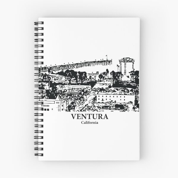 Artikelvorschau, Ventura – Kalifornien entworfen und verkauft von Lakeric Cityscapes.