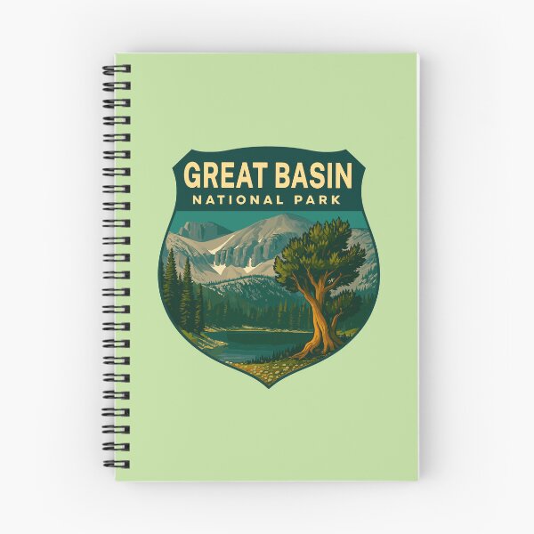 Item preview, Great Basin National Park Retro Desert Mountain Sticker designed and sold by Ismeal Von.