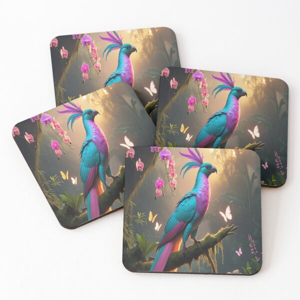 Item preview, Radiant Quetzal Sunrise Rainforest Paradise designed and sold by Max Store.