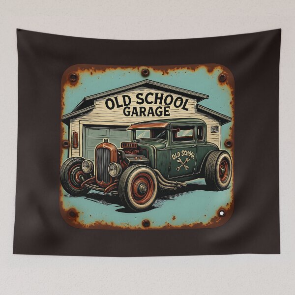 Item preview, Old School Garage Hot Rod Vintage Rat Rod  designed and sold by Friends Custom Creations.
