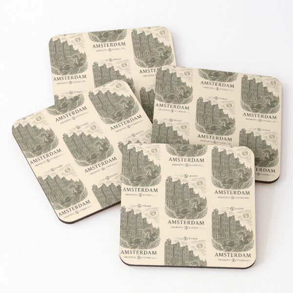 Item preview, Amsterdam – Vintage Etching by Swarożyc Studio designed and sold by SwarozycStudio.