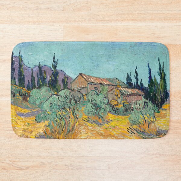 Item preview, Huts surrounded by Olive Trees and Cypresses by Van Gogh  designed and sold by KAI-Studio.
