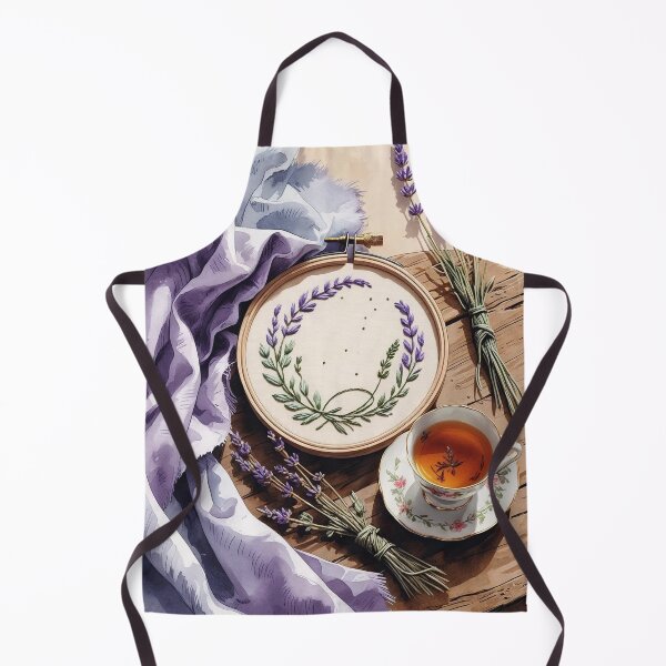 Item preview, Embroidered Afternoon – Hoop & Herbs designed and sold by Deezyned.