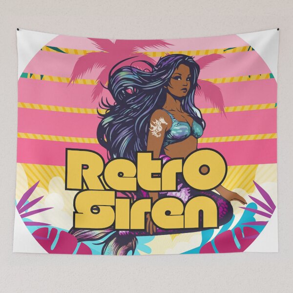 Item preview, Retro Siren Mermaid designed and sold by WeirdApples.