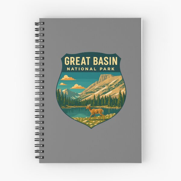 Item preview, Great Basin National Park Retro Desert Mountain Sticker designed and sold by Ismeal Von.