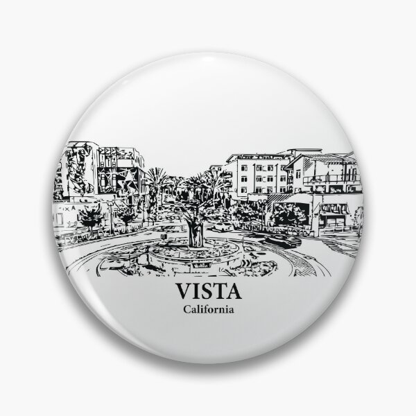 Artikelvorschau, Vista – Kalifornien entworfen und verkauft von Lakeric Cityscapes.