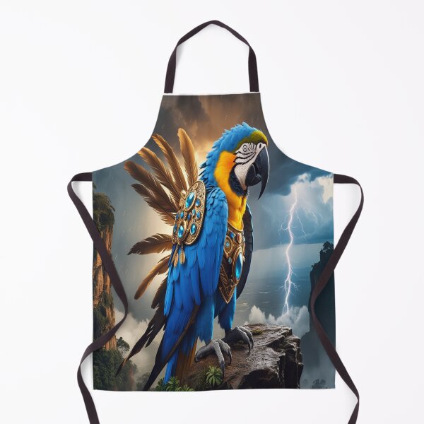 Item preview, Heroic Blue Macaw Warrior in Tribal Armor designed and sold by Max Store.